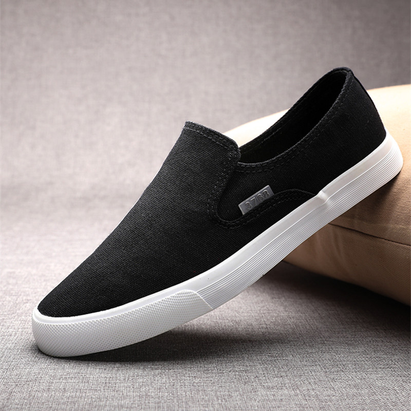 春季帆布鞋男韩版潮流百搭透气一脚蹬懒人鞋休闲防臭老北京布鞋男,淘宝优惠券,粉丝福利购,淘宝优惠卷