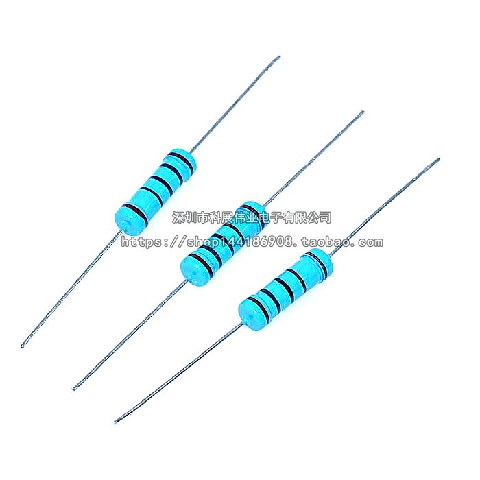 2W金属膜电阻2.2R 22R 220R 2.2K 22K 220K 2.2M欧精密1%色环电阻-图0