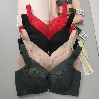 June Rose counter genuine large breasts show small soft steel ring all-inclusive adjustable bra women's underwear CDE