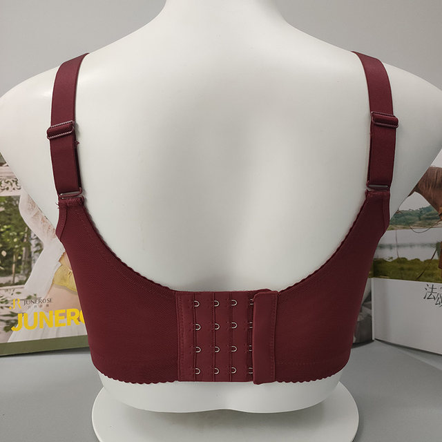 June Rose Mall's same style push-up small breast thick cup soft steel ring adjustable bra women's underwear bra 6171AB