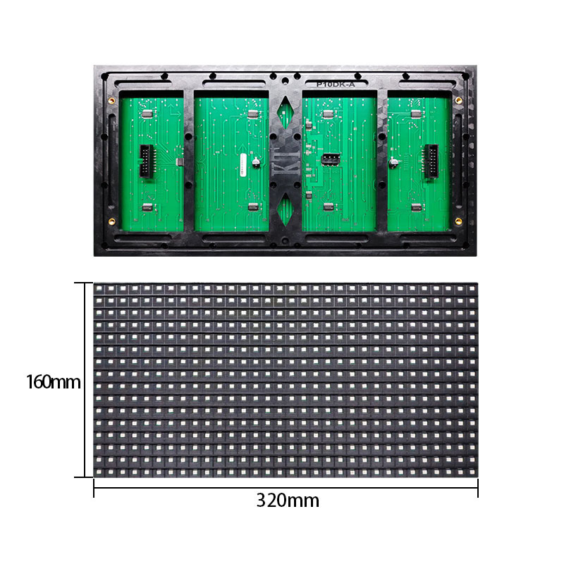 led广告显示屏户外p10表贴单色单元板室内电子屏幕板走字屏模组-图3