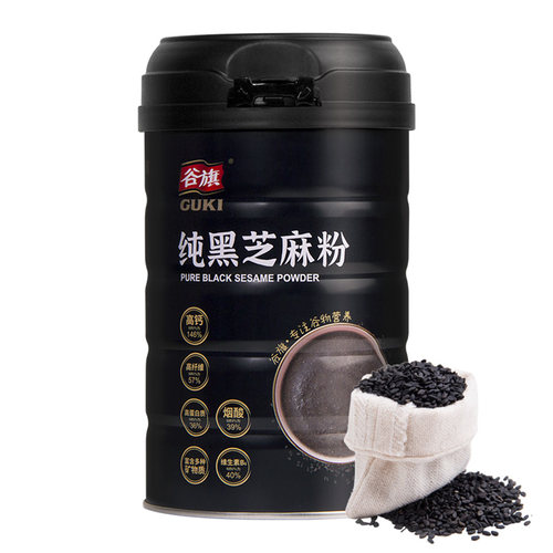 台湾有机厨坊黑芝麻粉营养即食固体冲泡早代餐无添加蔗糖膳食纤维 - 图0