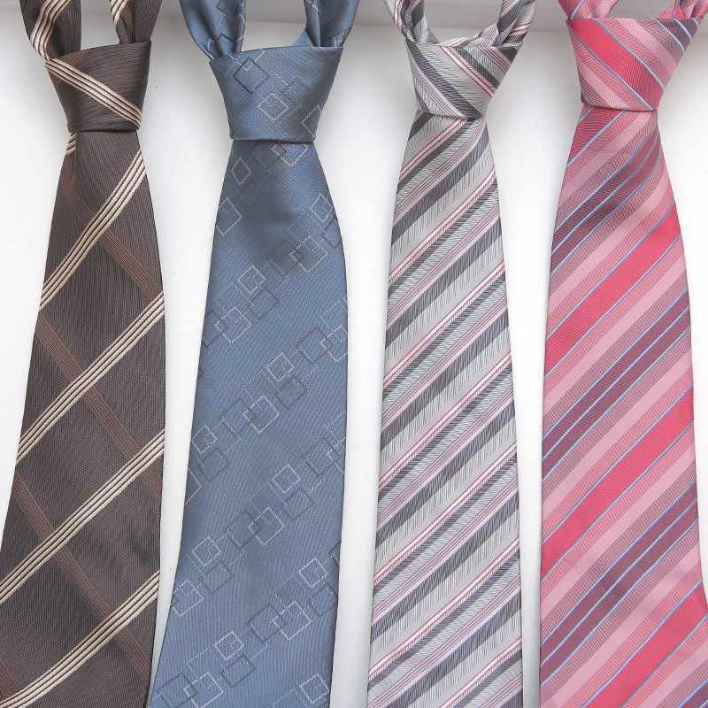 领带男正装拉链式结婚新郎男士商务手打紫色高端懒人免打结一拉得,淘宝优惠券,粉丝福利购,淘宝优惠卷