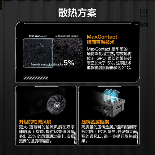 ROG TUF 华硕 天选初音未来 RTX 5060TI O8G/O16G显卡台式组装电竞游戏玩家国度旗舰店 - 图0