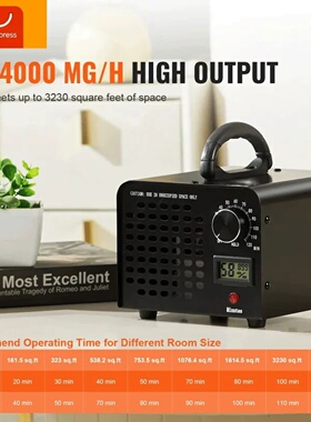 12g Ozone Machine Ozone Generator Air Purifier Remove Forma