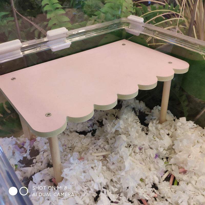 【花繁】仓鼠玩具金丝熊亚克力笼子造景平台跑轮吊篮床楼梯窝秋千,淘宝优惠券,粉丝福利购,淘宝优惠卷