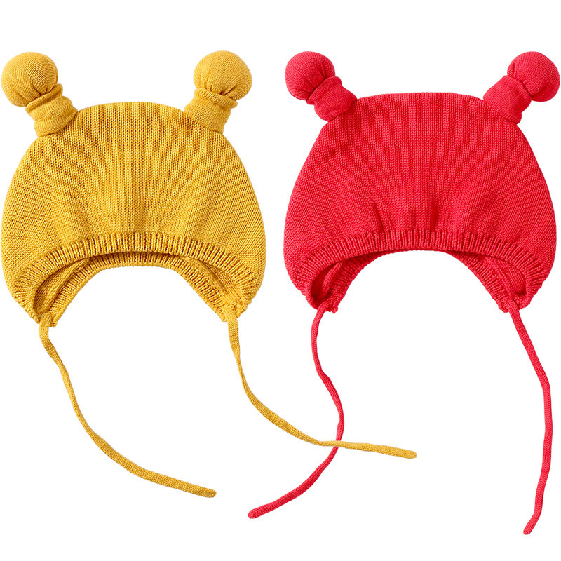 伊米伦婴儿帽子秋冬婴幼儿针织帽宝宝帽子可爱超萌新生儿胎帽纯棉,淘宝优惠券,粉丝福利购,淘宝优惠卷