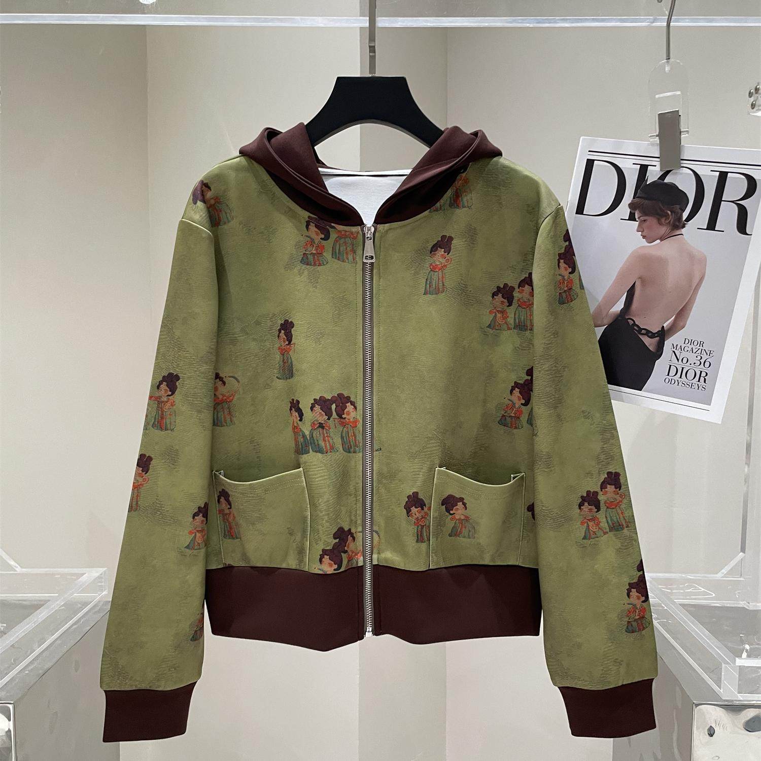 2025秋季小唐人印花显瘦遮肉大码气质时尚休闲妈妈卫衣裤运动套装,淘宝优惠券,粉丝福利购,淘宝优惠卷