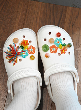 梦回丨卡骆驰洞洞鞋鞋扣crocs鞋花花朵国风鞋面装饰扣可配汉服diy