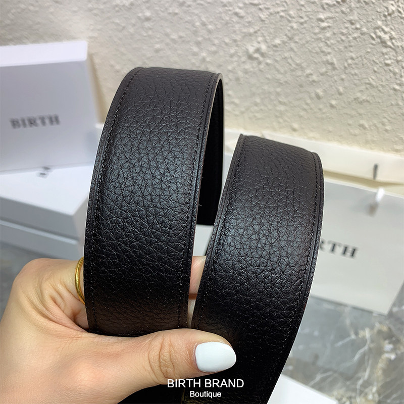 BIRTH正品青年皮带男真皮牛皮韩版潮百搭男士腰带年轻人商务时尚