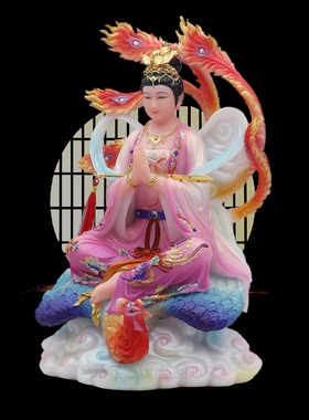 九天玄女神像摆件道家供奉