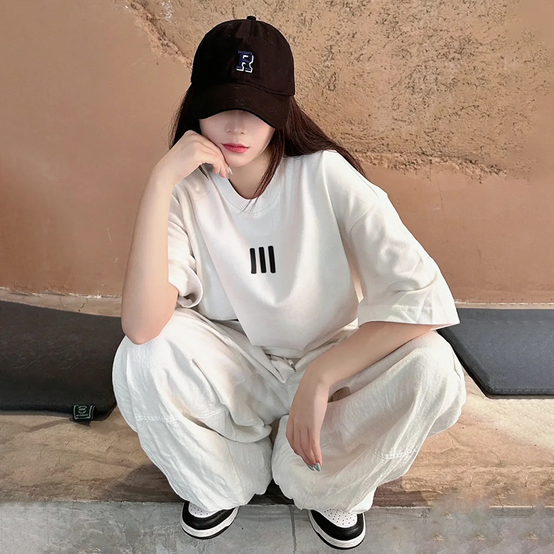 FOG FEAR OF GOD RRR123 TALK美式三竖短袖宽松潮流衣服情侣T恤男 - 图1