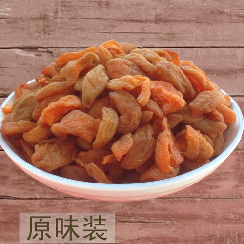 晋果忆特产大同阳高杏脯肉散装红杏条杏干无核杏肉果脯零食水果干 - 图1