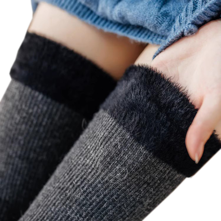 日系秋冬季中厚保暖过膝袜羊毛护膝袜套女堆堆袜高筒长筒袜长袜子,淘宝优惠券,粉丝福利购,淘宝优惠卷