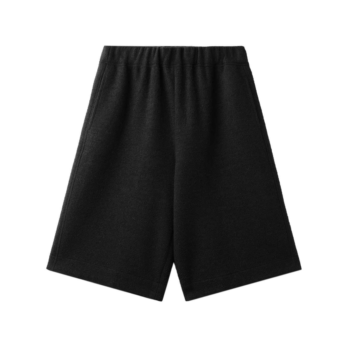 PENNYPENG摩登态度 经典三色万能百搭轻奢松紧腰抽绳羊毛直筒中裤,淘宝优惠券,粉丝福利购,淘宝优惠卷