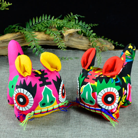 纯手工布老虎摆件民间特色工艺传统布老虎中国风礼品小老虎挂件