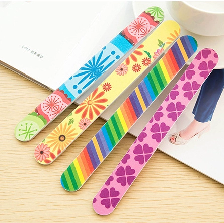 Двусторонний матовый ткань для полировки для маникюра для ногтей, набор маникюрных инструментов