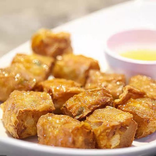 潮汕特产小吃马蹄粿肉潮汕特产炸果肉五香香酥果肉腐皮卷钱葱卷 - 图2