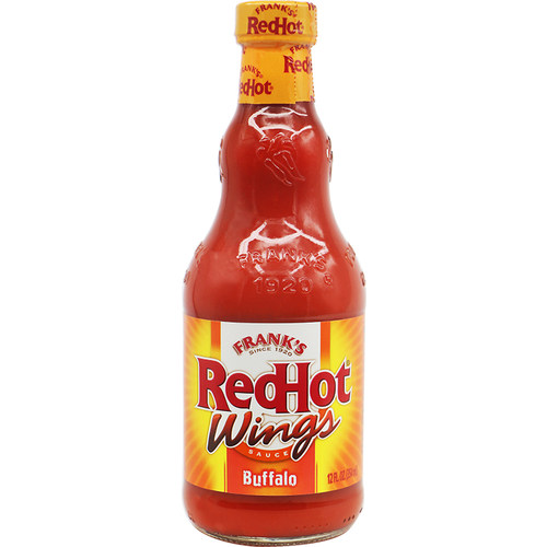 临期）美国辣椒仔Redhot布法罗水牛辣鸡翅酱弗兰克斯红辣椒酱 - 图0