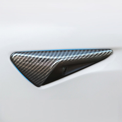 适用特斯拉model3焕新版Y摄像头保护盖丫侧边叶子板装饰改装配件 - 图1