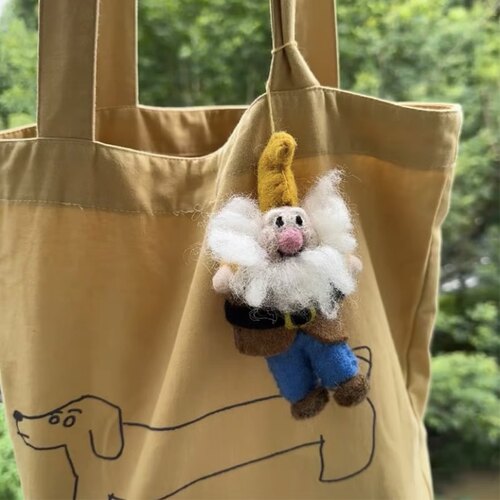 【限时活动】feltsogood挂件毛毡玩偶手工玩具比基尼小猪小狗小兔 - 图1
