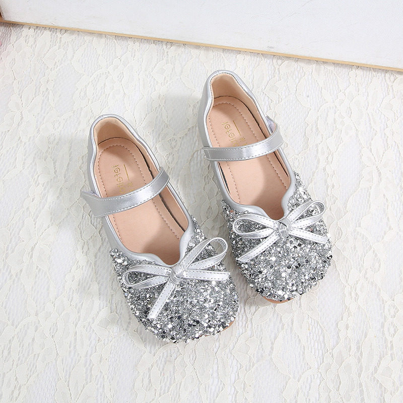 女童公主鞋2025春季新款儿童小皮鞋中大童时尚软底小女孩水晶单鞋,淘宝优惠券,粉丝福利购,淘宝优惠卷