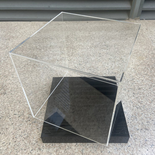 定制一体高透明亚克力盲盒手办积木高达乐高动漫模型展示盒防尘罩 - 图1