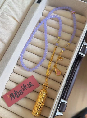新中式国风项链女款轻奢小众设计感锁骨链2025新款爆款颈链配饰