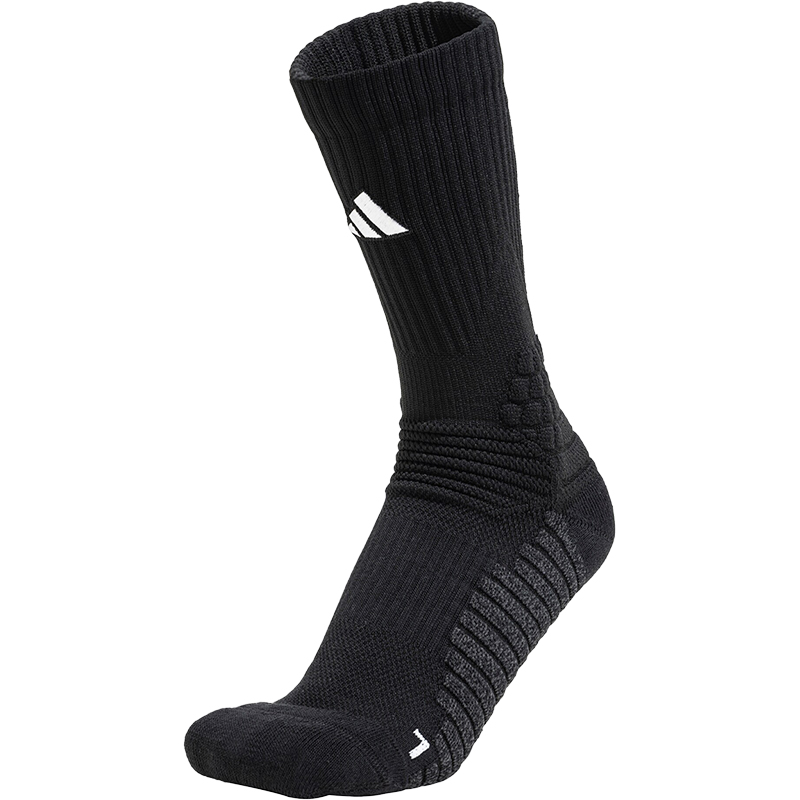 Adidas/阿迪达斯正品BBALL SOCKS男女篮球针织袜一双装JJ2064 - 图3