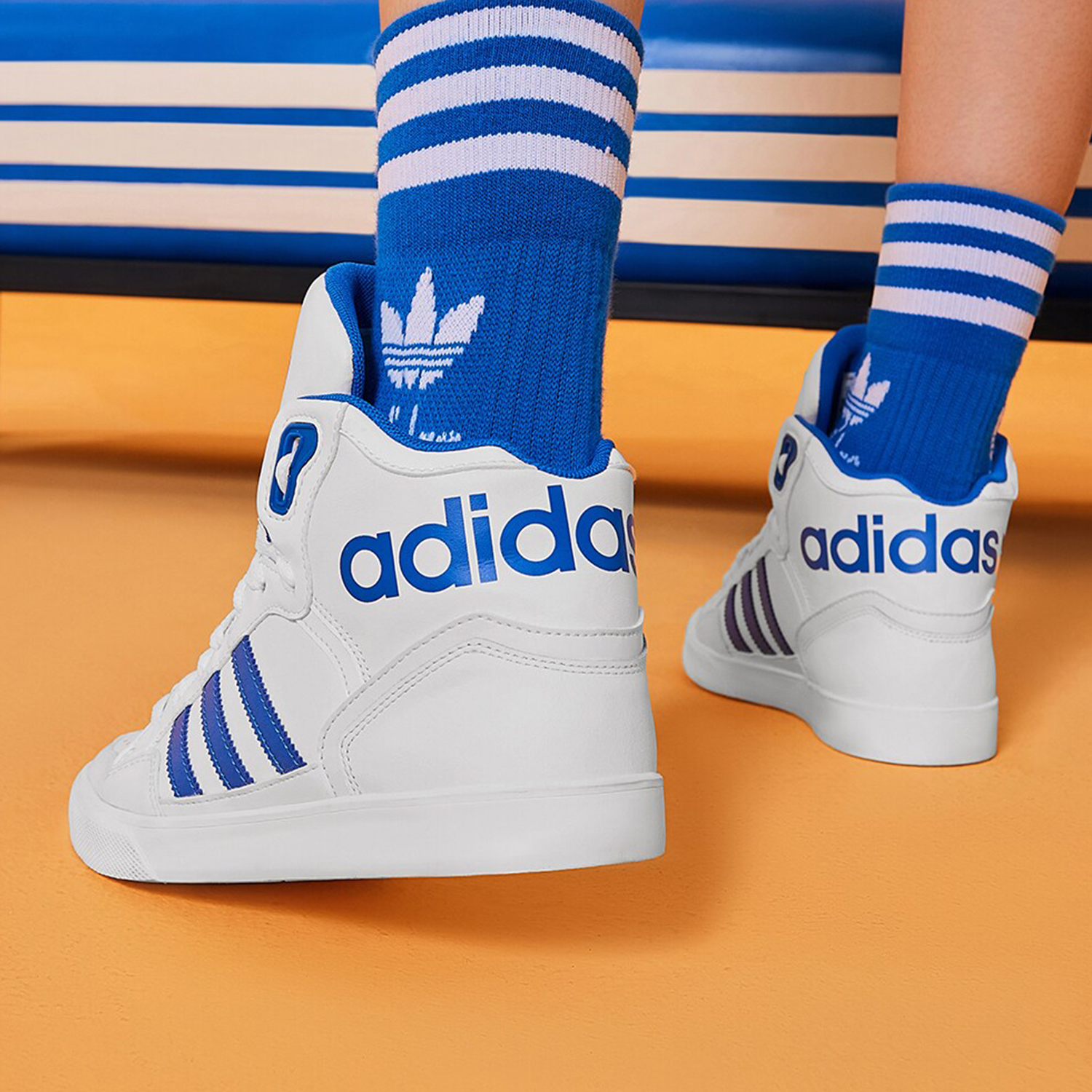 Adidas/阿迪达斯正品三叶草EXTABALL男女篮球风板鞋ID1130 - 图1