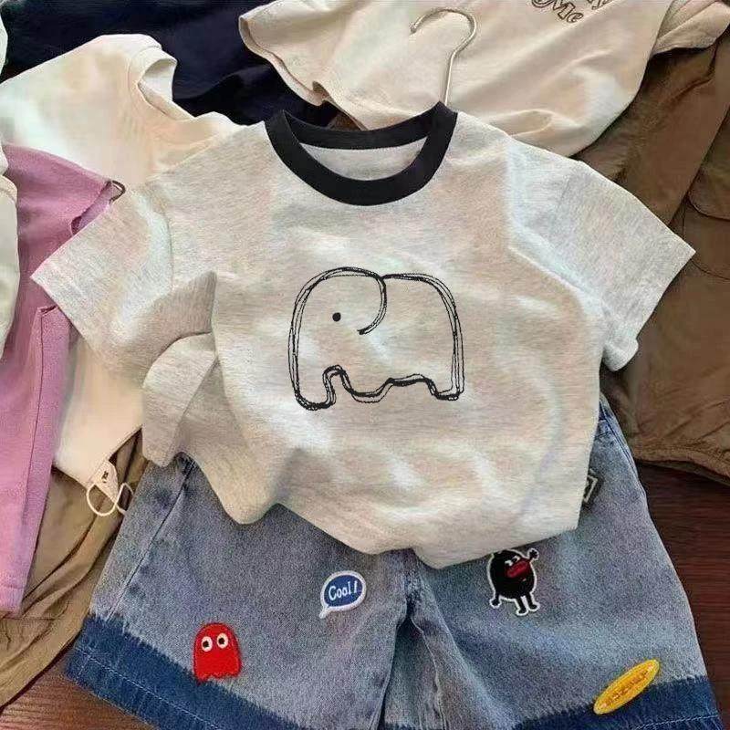 宝宝T恤短袖纯棉2025新款夏装儿童爆款休闲男童女童洋气上衣夏季,淘宝优惠券,粉丝福利购,淘宝优惠卷
