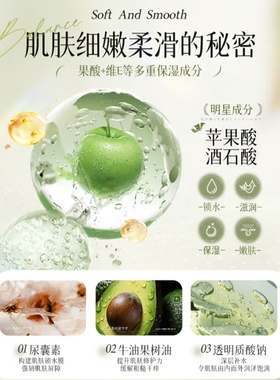 维特丝烟酰胺美白身体乳女果酸高浓度保湿水润鸡皮疙瘩持久留香
