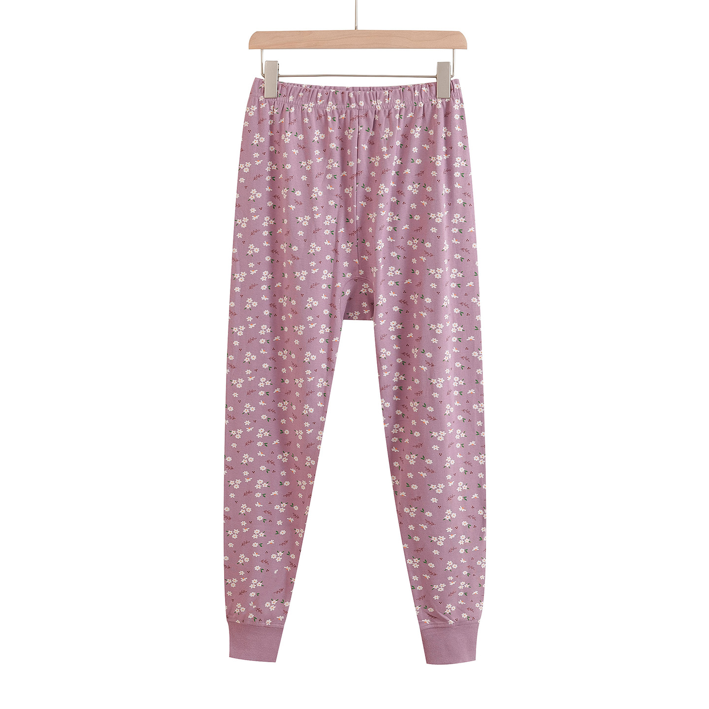 中老年女士纯棉秋裤老人棉毛衬裤妈妈加裆保暖线裤薄款打底保暖裤