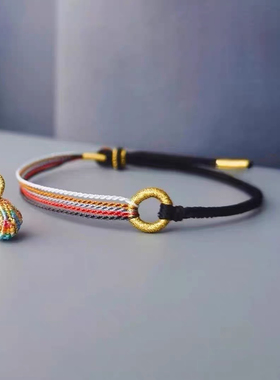 小红书同款端午安康手工编织五彩端午手绳女情侣手绳中国风款