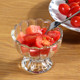 Ice cream cup high-value glass cup high-foot pudding cup
