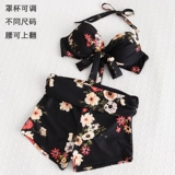 Купальник, комплект, длинная юбка, большой размер, 3 предмета, свободный крой, средней длины