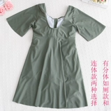 Горячий источник в соединении женского купального купальника Большой покров -консервативная юбка Фат М. М. Корейские новые китайские новые стихи неясны 200 фунтов и добавьте жир