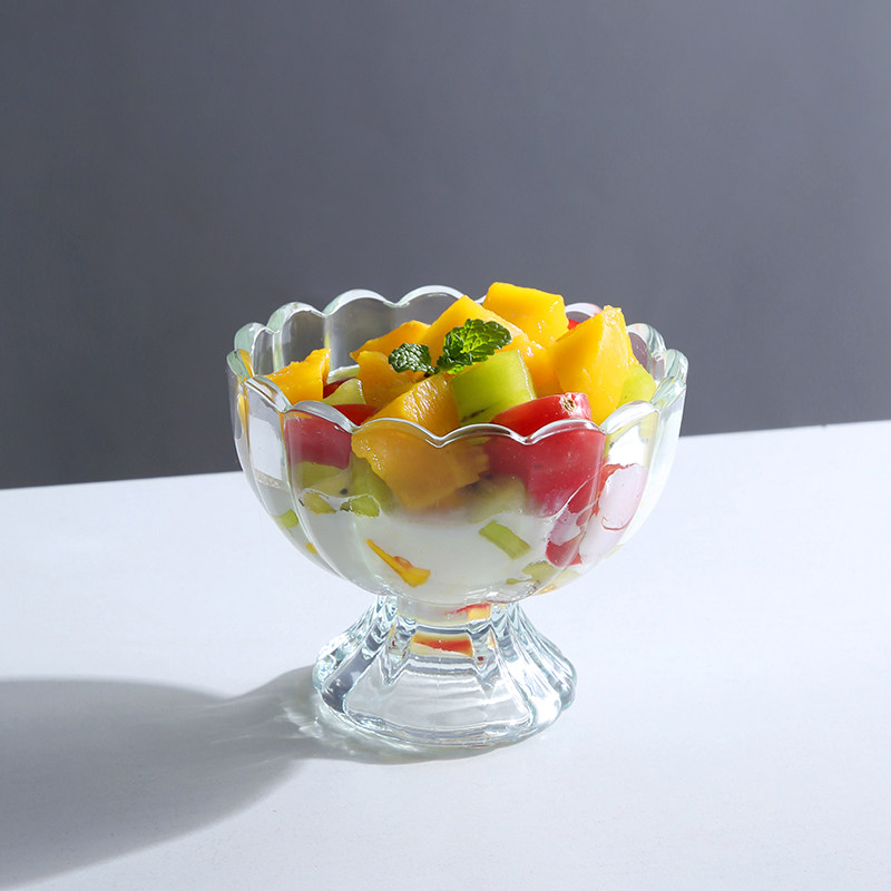 冰淇淋杯酸奶杯高脚布丁杯甜品杯小吃碗ins网红餐厅高颜值玻璃杯,淘宝优惠券,粉丝福利购,淘宝优惠卷