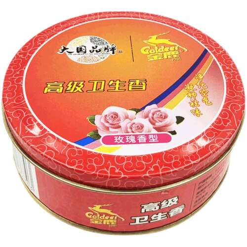 金鹿卫生间香薰家用室内除臭厕所盘香持久办公室除异味玫瑰檀香 - 图3