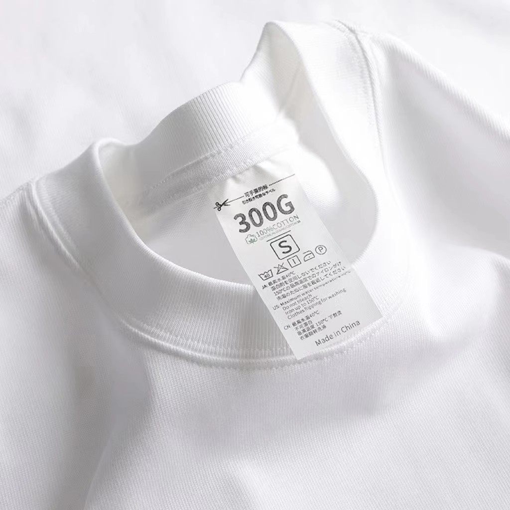 300g纯棉夏季美式重磅短袖t恤男女纯色圆领厚实不透宽松打底衫潮,淘宝优惠券,粉丝福利购,淘宝优惠卷