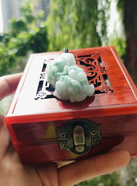 心玉行缅甸天然翡翠玉招财貔貅