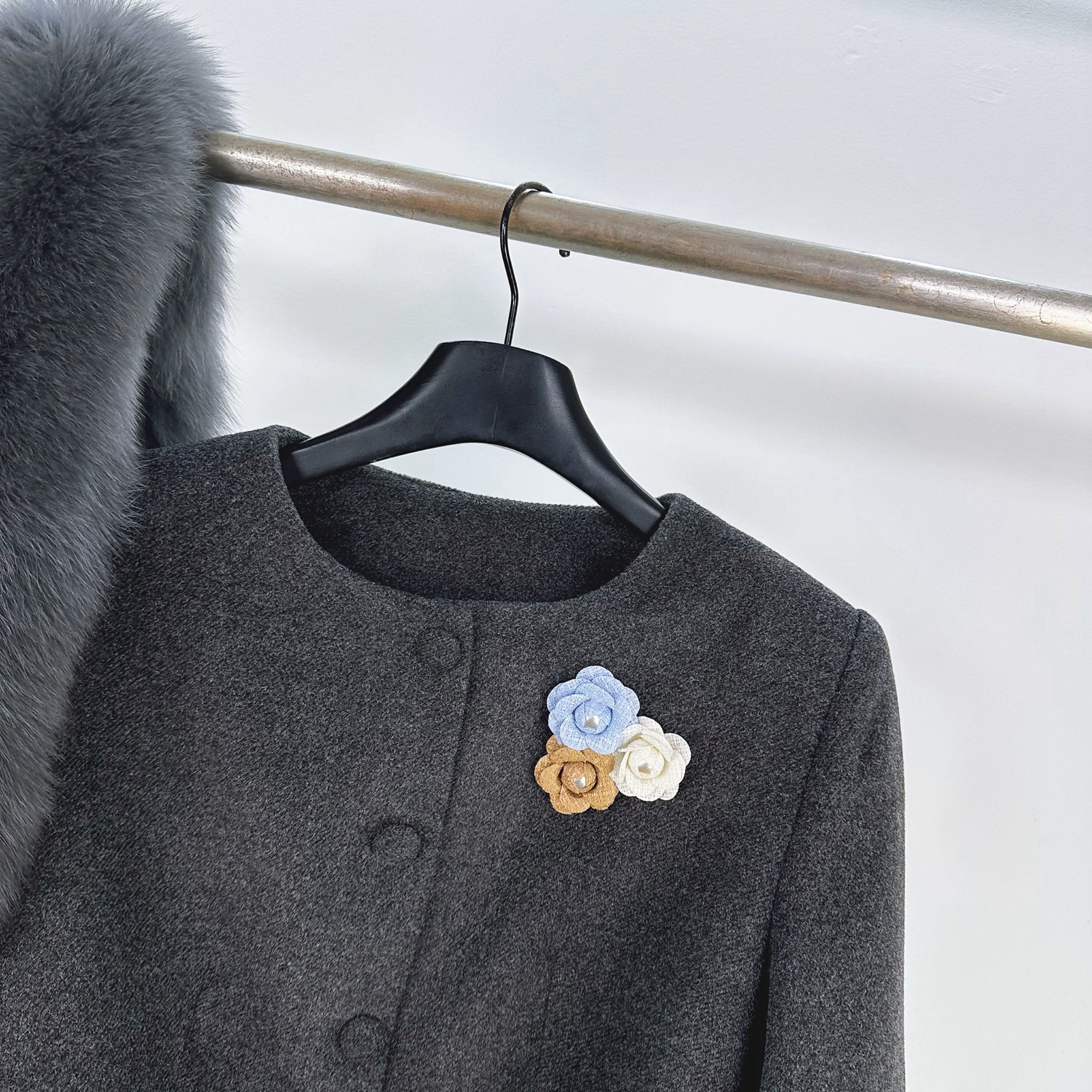 6793富人区千金感狐狸毛领小香风套装女轻奢羽绒外套半身裙两件套,淘宝优惠券,粉丝福利购,淘宝优惠卷