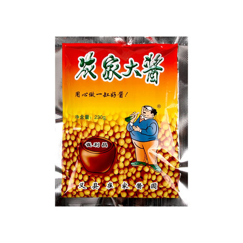 正宗自制东北大酱崔利昌自产农家大酱200g咸酱蘸菜酱黄豆酱调味酱 - 图1
