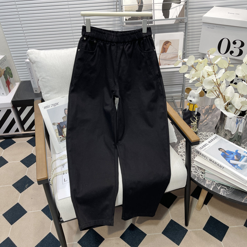 胡子叔大码女装2025春季新款水洗棉哈伦裤女胖mm显瘦宽松休闲裤子,淘宝优惠券,粉丝福利购,淘宝优惠卷