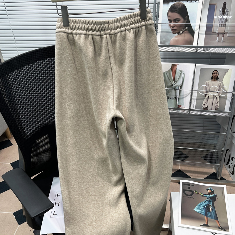 胡子叔大码秋冬200斤加绒加厚软糯直筒裤松紧腰抽绳休闲阔腿裤女,淘宝优惠券,粉丝福利购,淘宝优惠卷