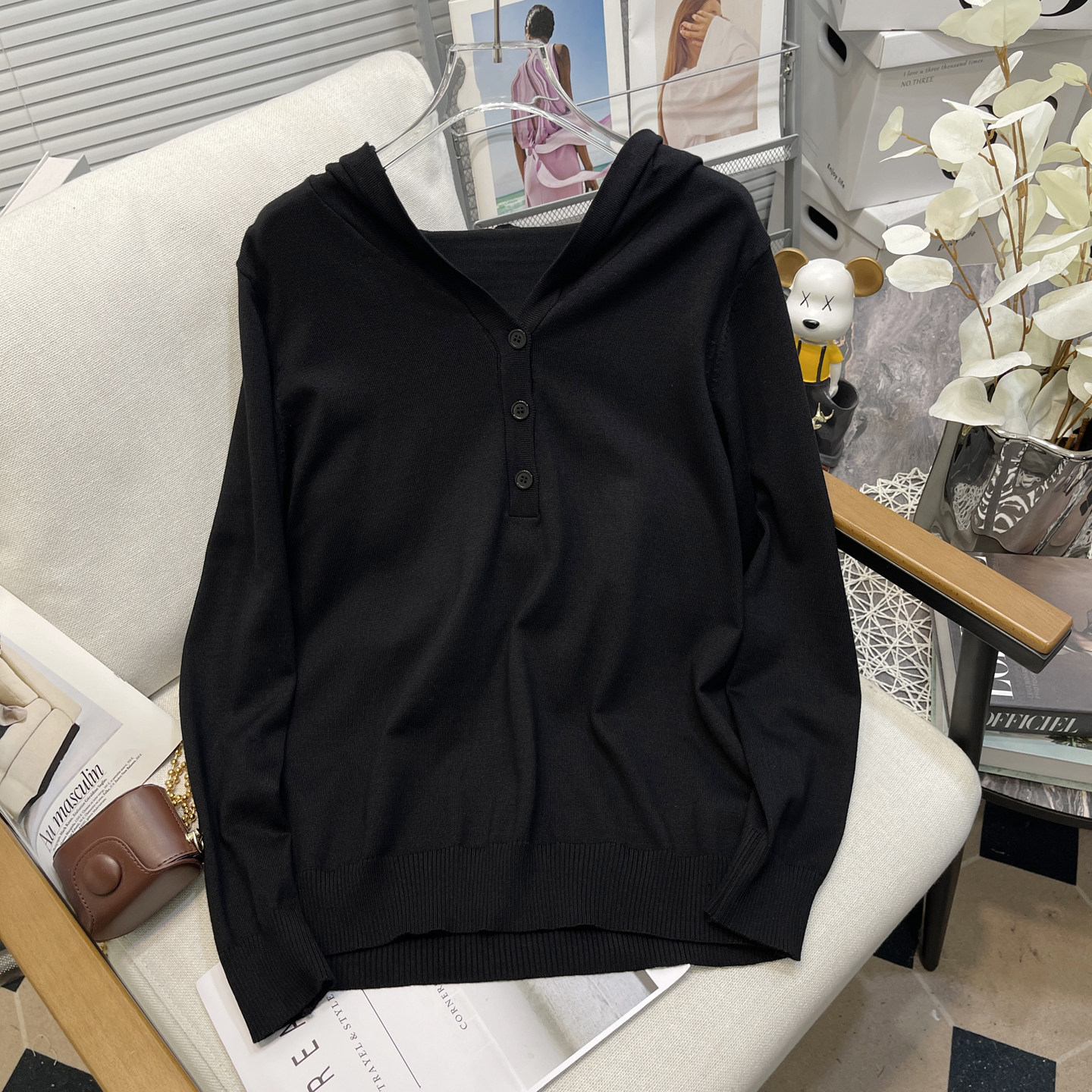 胡子叔大码女装秋季新款连帽套头针织衫胖mm韩系百搭减龄毛衣帽衫,淘宝优惠券,粉丝福利购,淘宝优惠卷