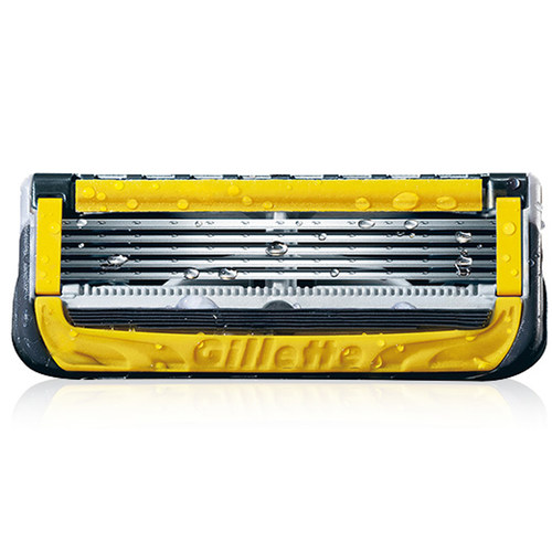 包邮 Gillette吉列锋速5锋隐致护剃须刀片刮胡刀头超薄五层4片装 - 图3