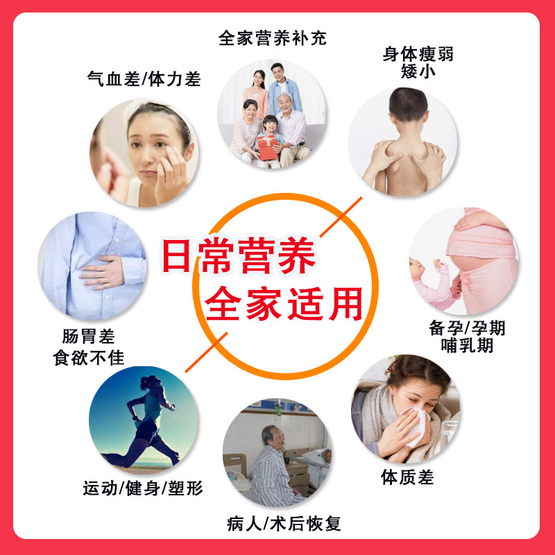 [礼品装]华北制药蛋白粉益生菌蛋白质粉中老年人送礼送长辈营养品