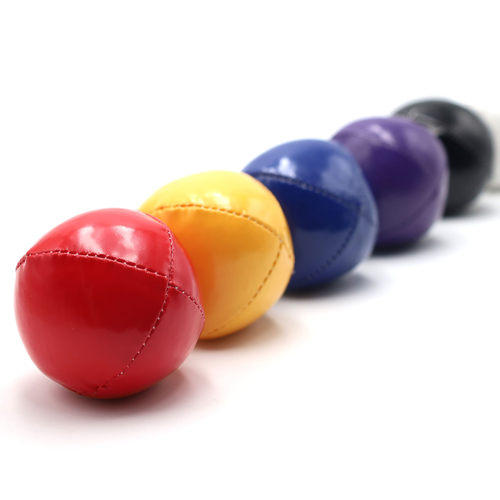 63MM纯色系90g专业杂耍球小丑手抛球Juggling Balls - 图1