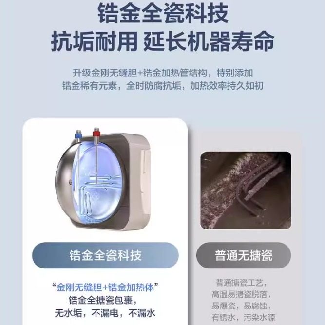 海尔小厨宝11升储水式速热小型厨房热水宝7L电热水器台下家用10升,淘宝优惠券,粉丝福利购,淘宝优惠卷